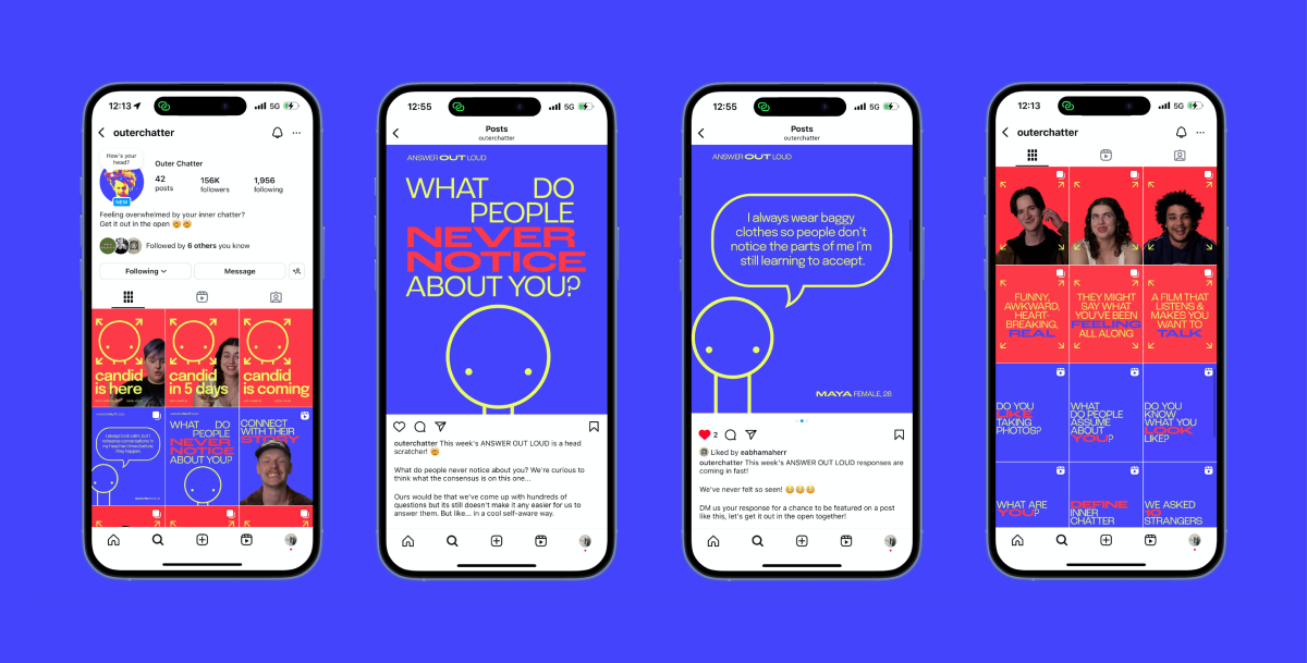 Social media mockup